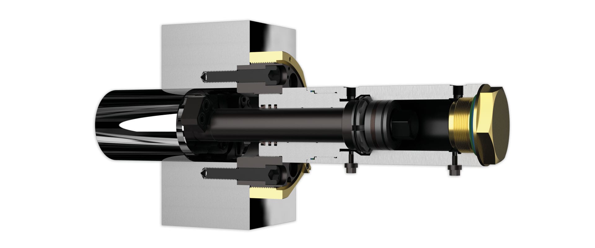 Pre-Loading Flange Hydraulic Cylinder